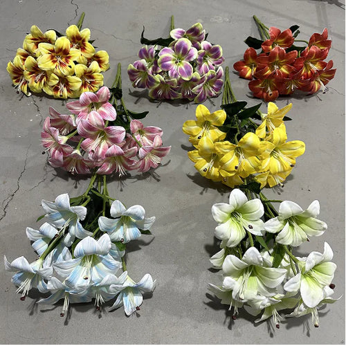 Artificial Lily Flower Home Decoration (Single Piece)